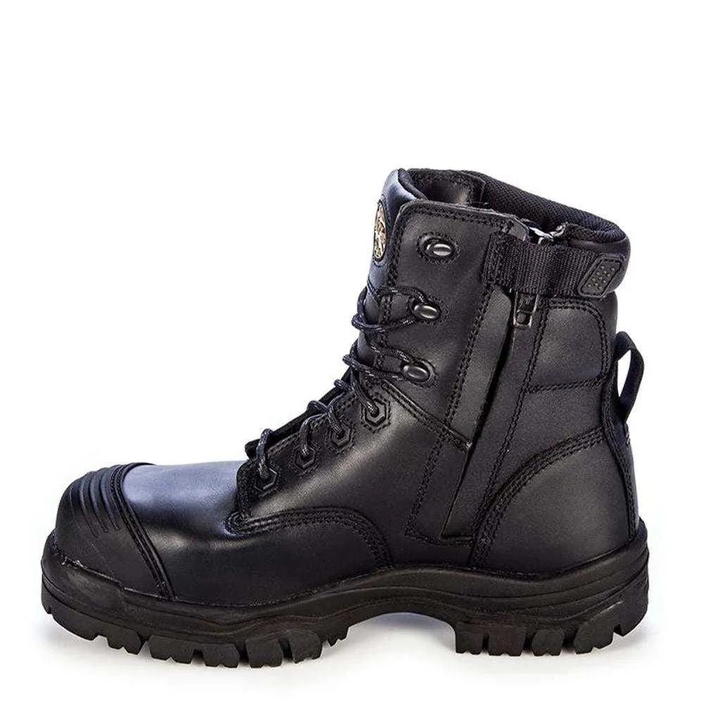 150MM Black Zip Sided Boot 45645Z