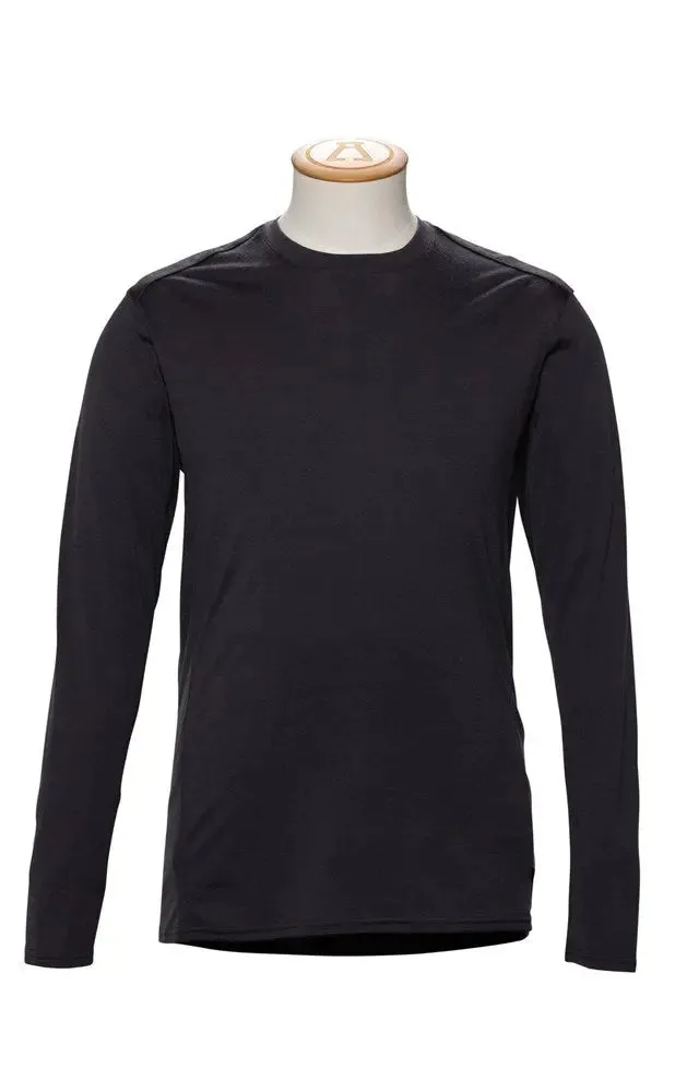 180GSM SINGLE JERSEY MERINO LS CREW - CLEARANCE