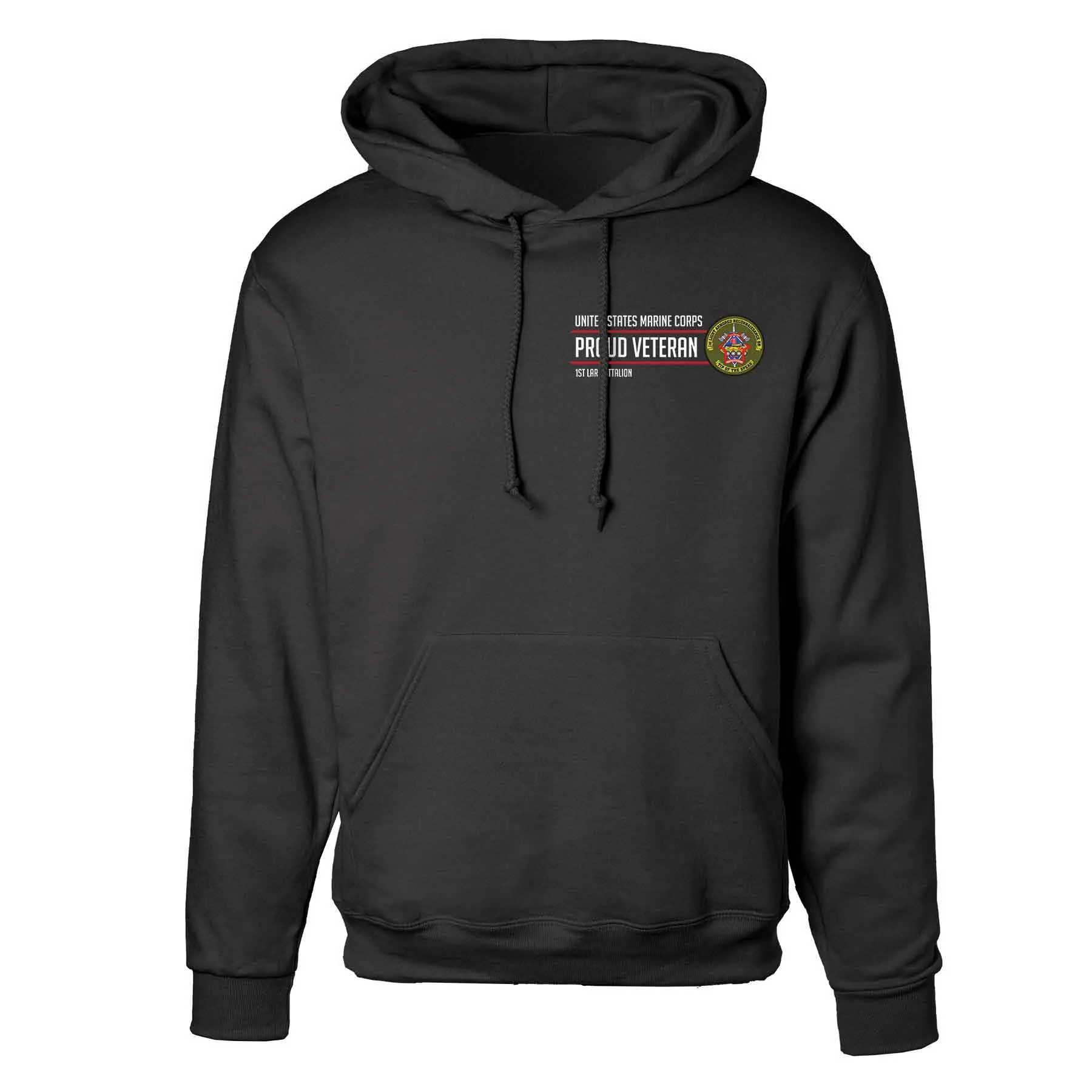 1st LAR Battalion Proud Veteran Hoodie