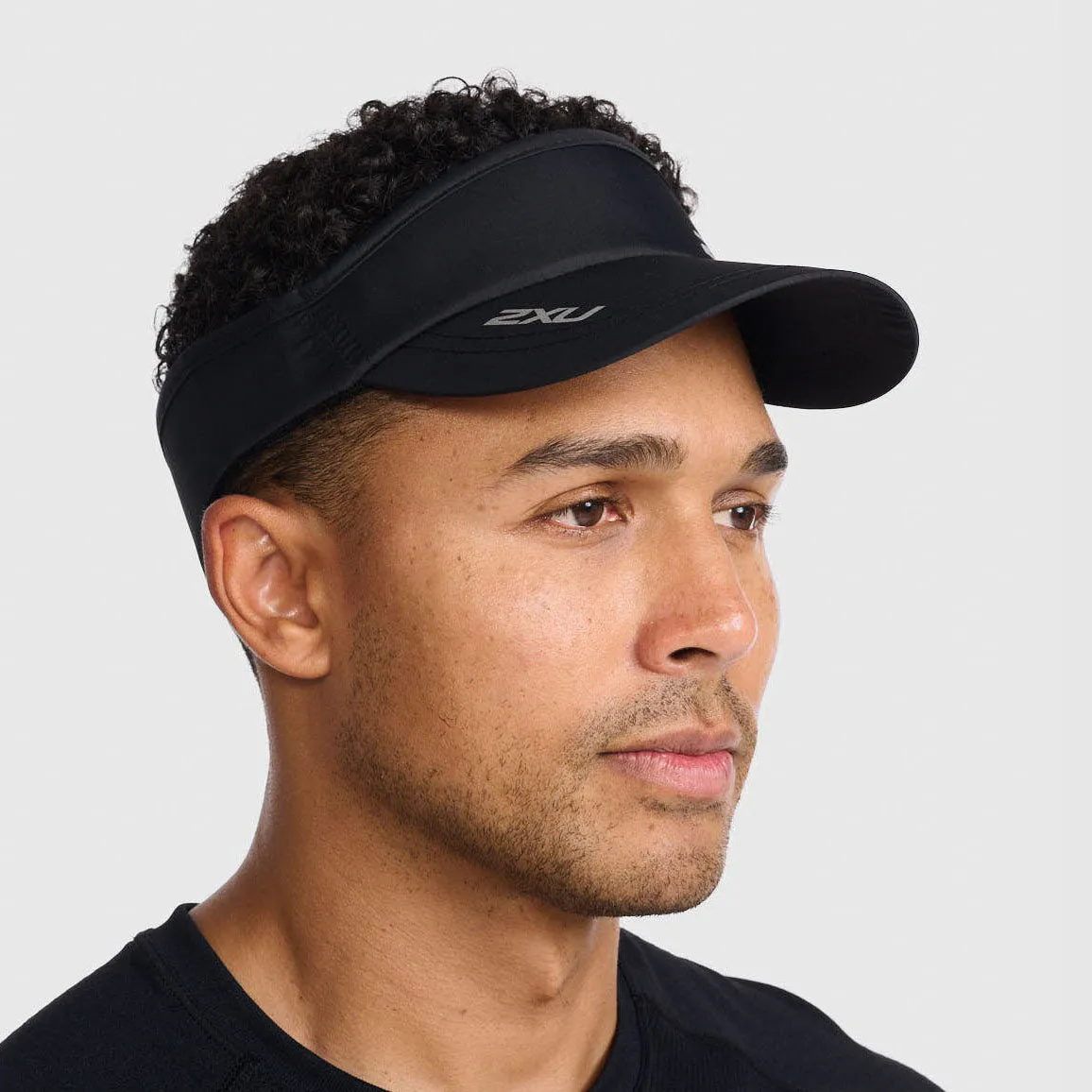 2XU - Run Visor - Black/Black