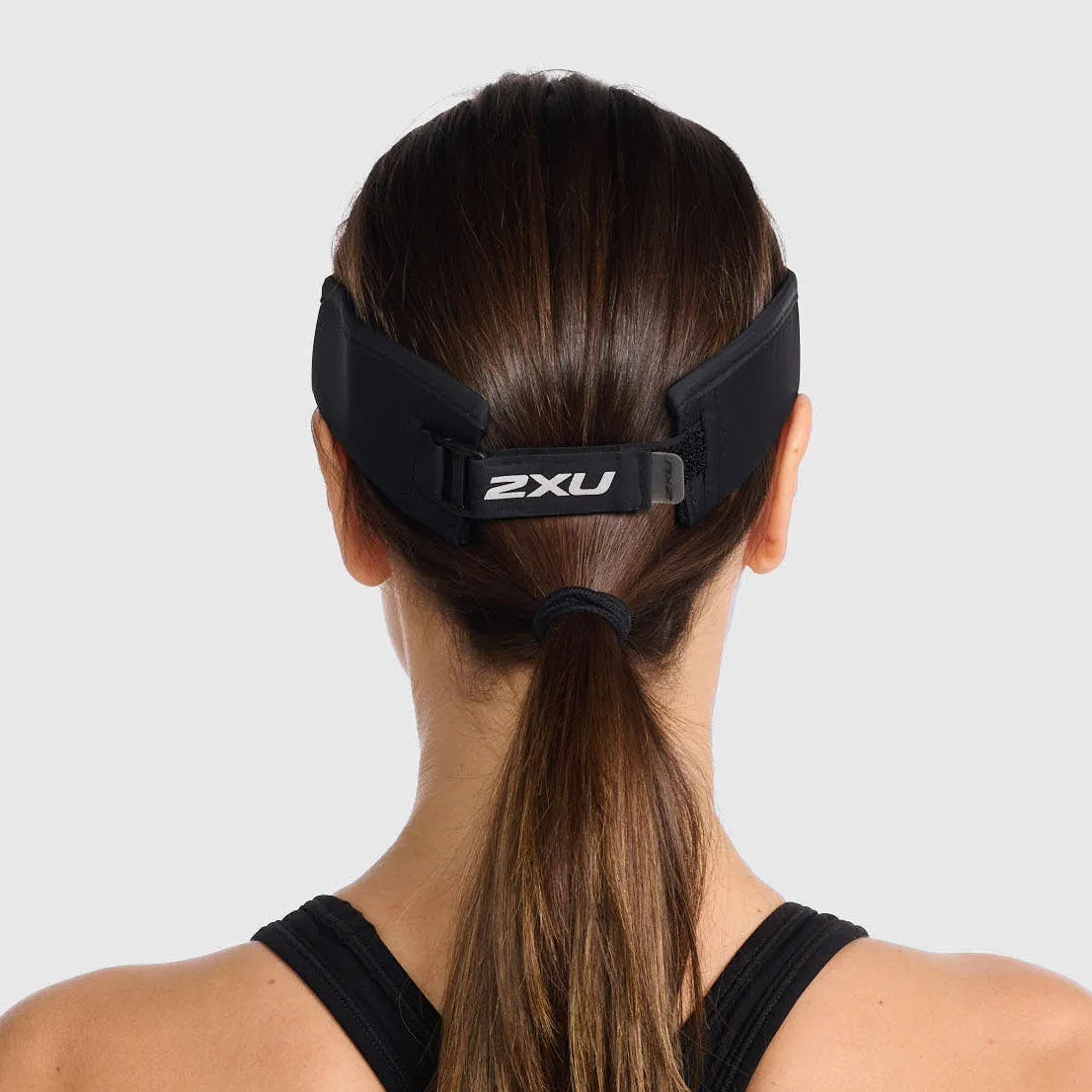 2XU - Run Visor - Black/Black