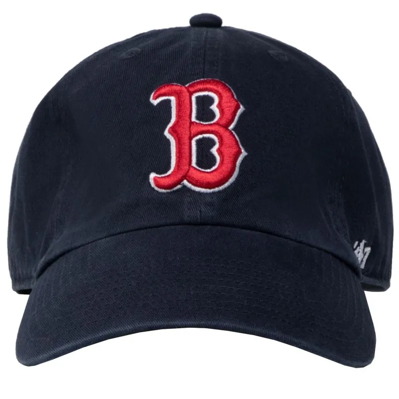 47 Brand Unisex Boston Red Sox Clean Up Cap - Navy Blue