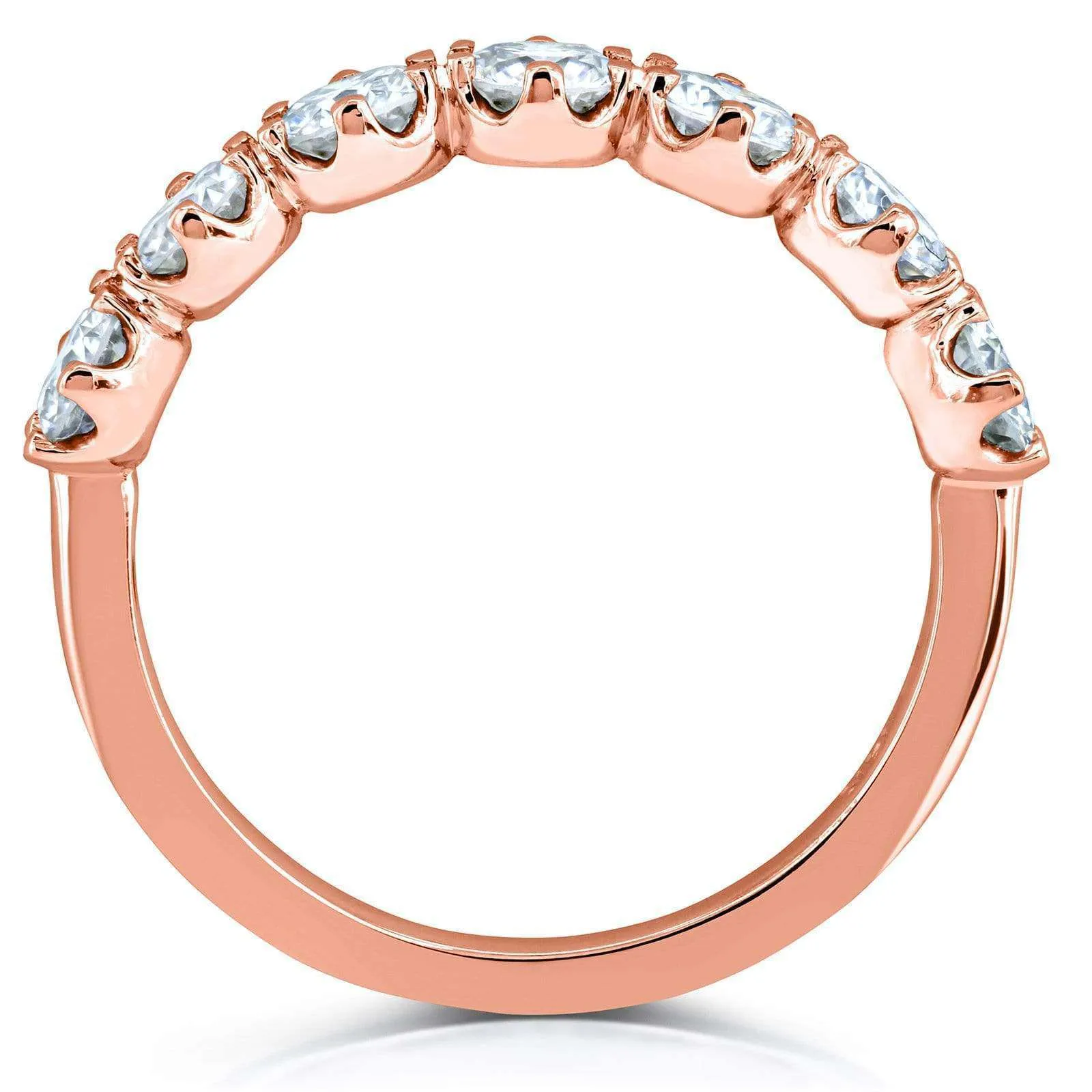 7-Stone Prong Set Diamond Ring 1 1/4 Carat TW in 14k Rose Gold