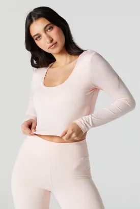 Active Padded Long Sleeve Top