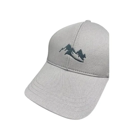 Adjustable Performance Unisex Mountain Logo Hat - Cap