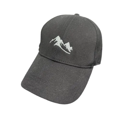 Adjustable Performance Unisex Mountain Logo Hat - Cap