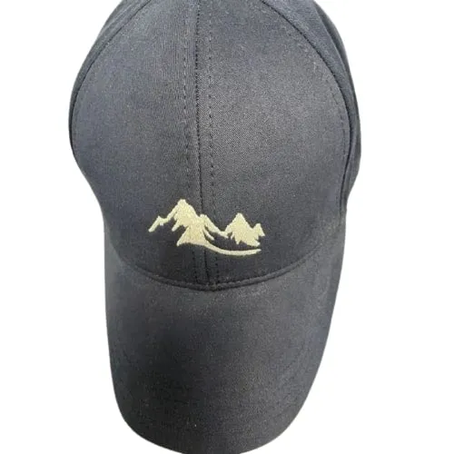 Adjustable Performance Unisex Mountain Logo Hat - Cap