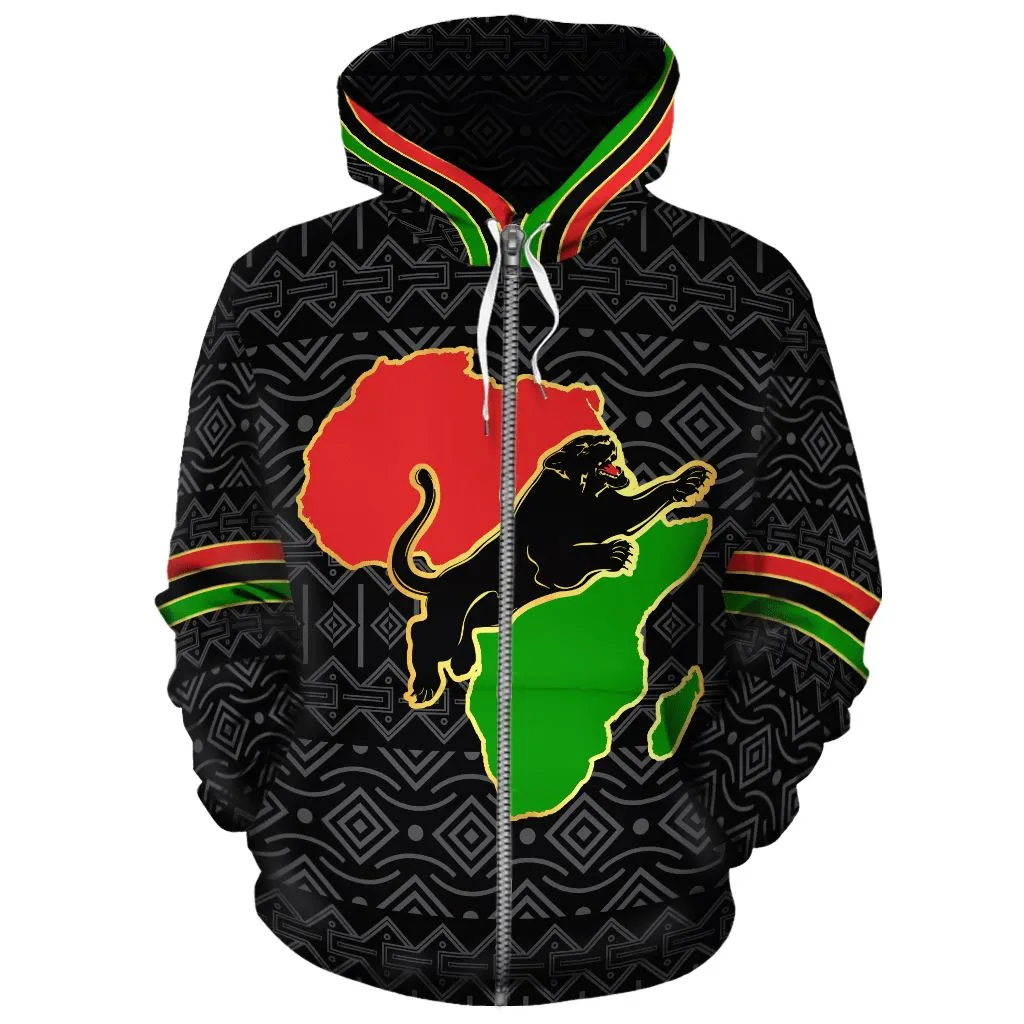 African Panther All-over Hoodie