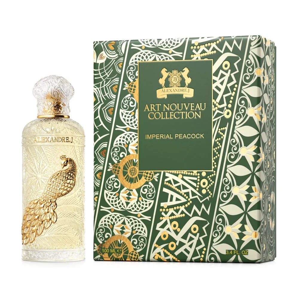 Alexandre.J Art Nouveau Collection Imperial Peacook For Unisex EDP 100Ml