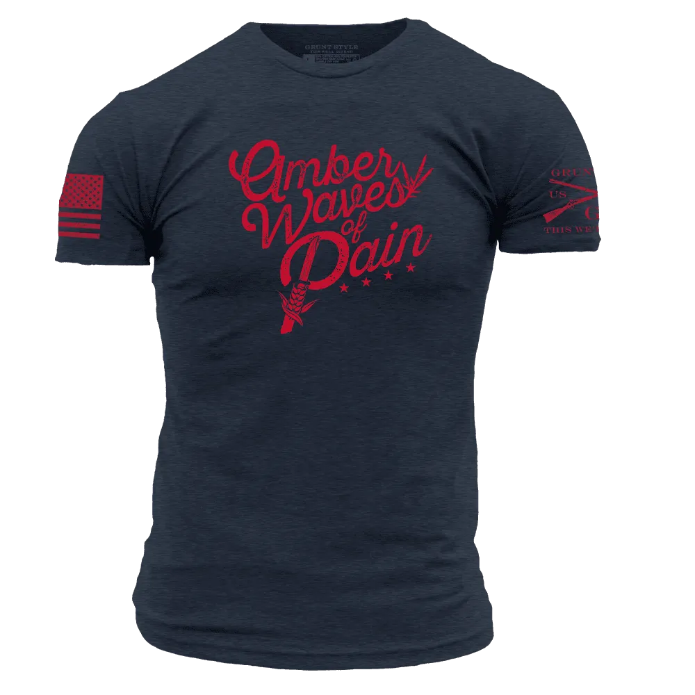 Amber Waves T-Shirt - Midnight Navy