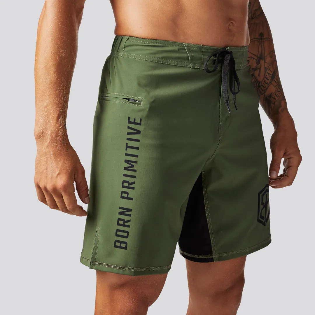 American Defender Short Tie 3.0 (OD Green)