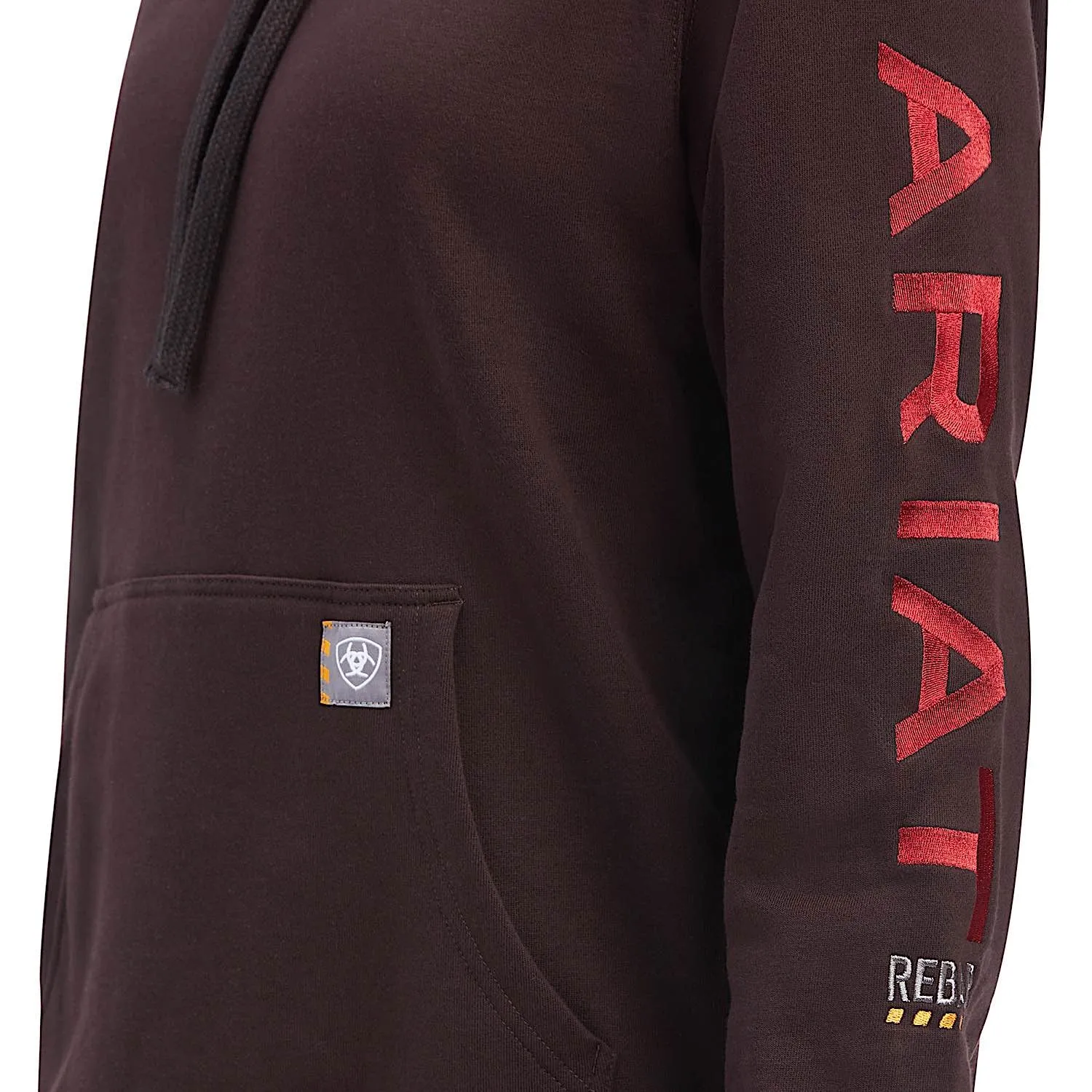 Ariat Womens Rebar Graphic Hoodie Mole/Baked Apple