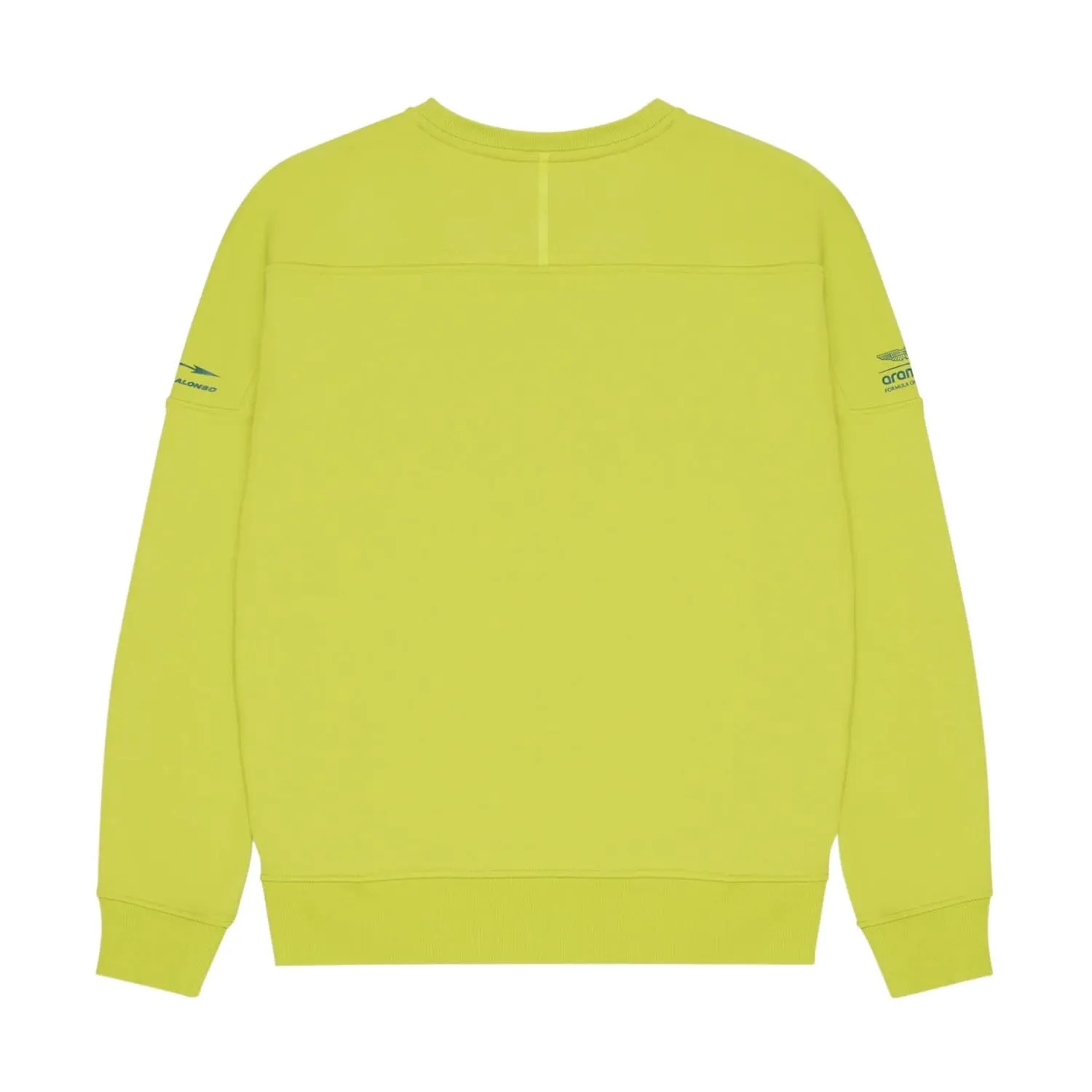 Aston Martin F1 Kimoa Fernando Alonso #14 Patch Sweatshirt - Lime