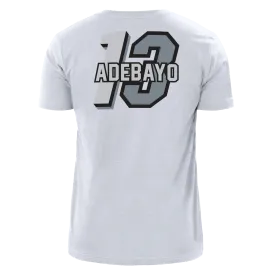 Bam Adebayo New Era Miami HEAT Mashup Name & Number White Tee