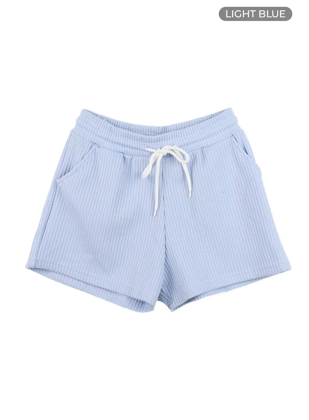 Banding Cotton Mini Shorts OA426