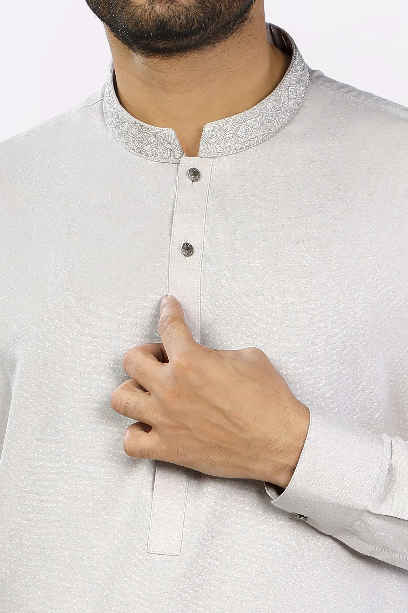 Beige Wash & Wear Shalwar Kameez