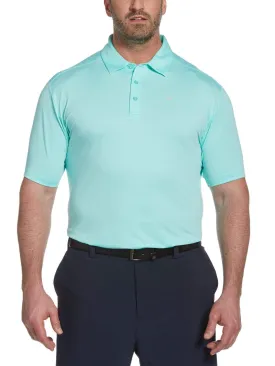 Big & Tall Cooling Micro Hex Polo with Chevron