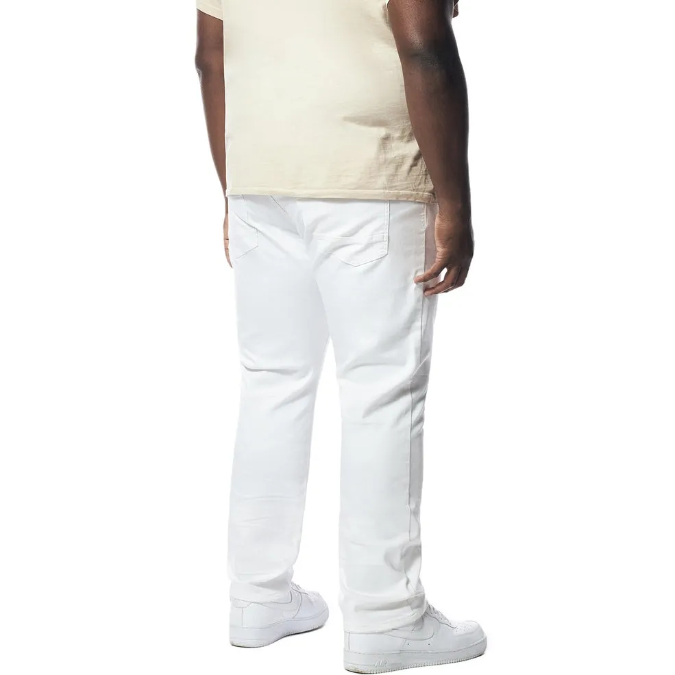 Big and Tall - Essential Premium Washed Jean -White