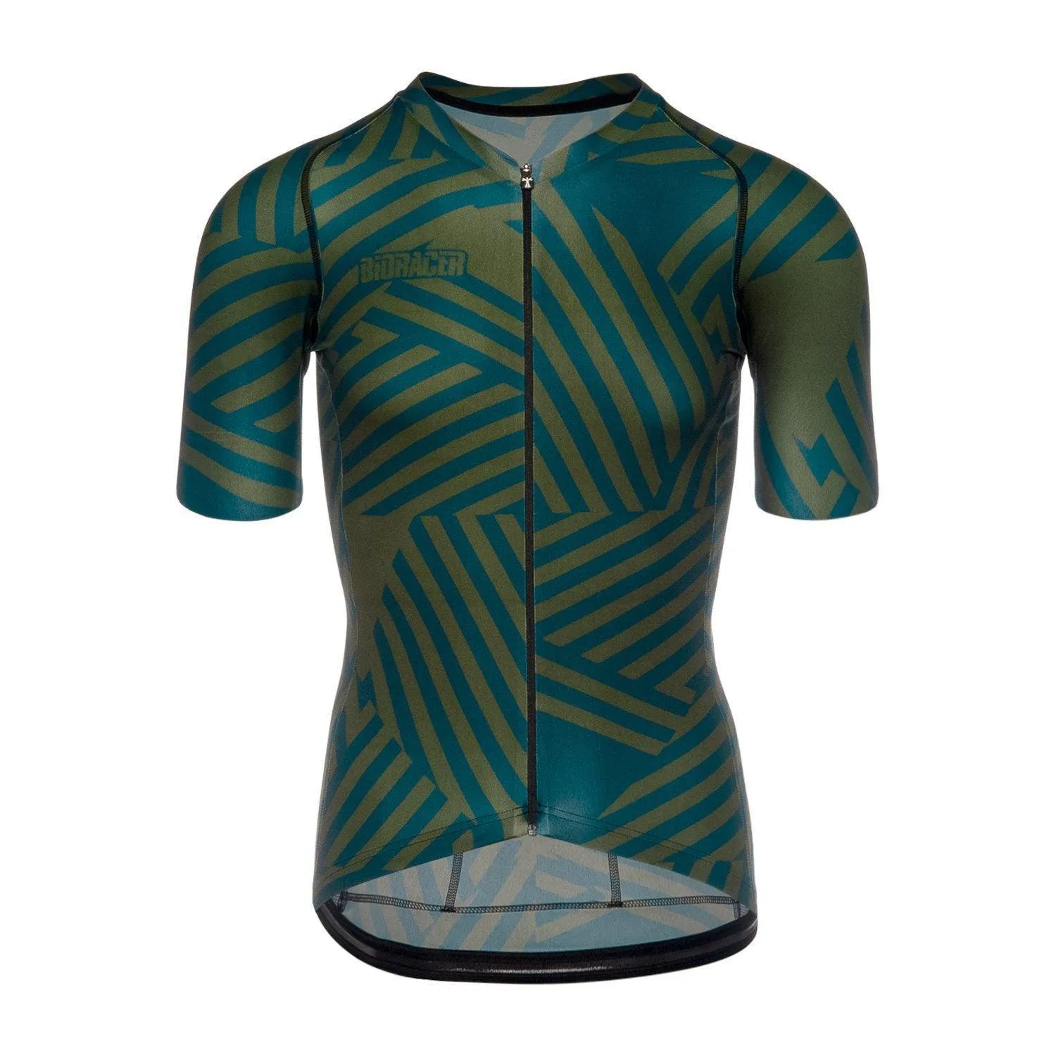 Bioracer Spitfire Mens Cycling Jersey (Don Dazzle/Petrol Olive)