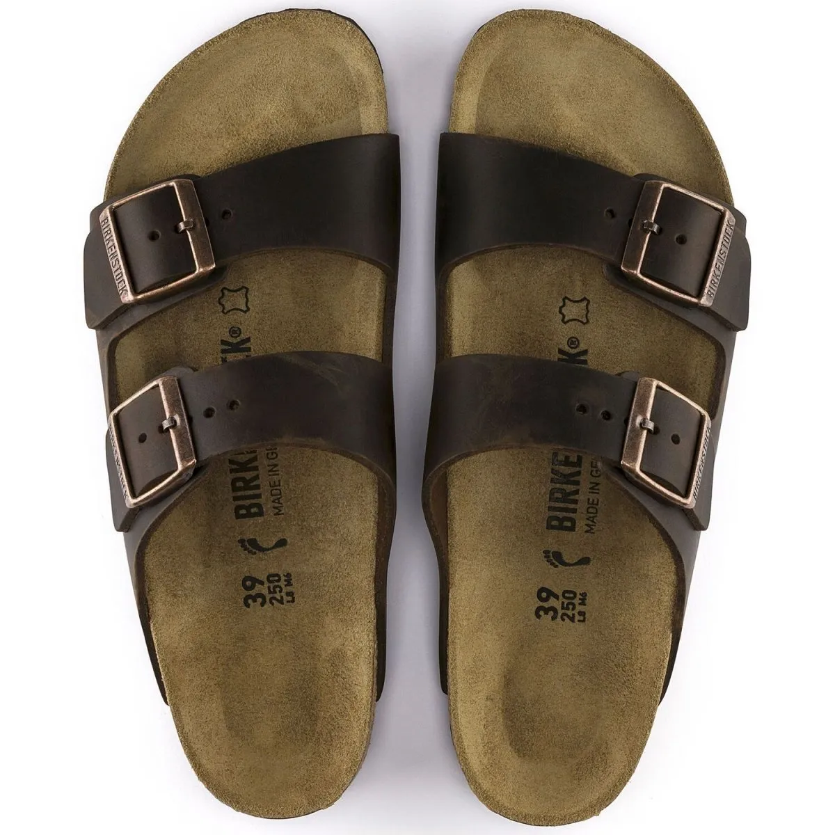 Birkenstock Men's Arizona Habana Oiled Leather (Oversizes Available)