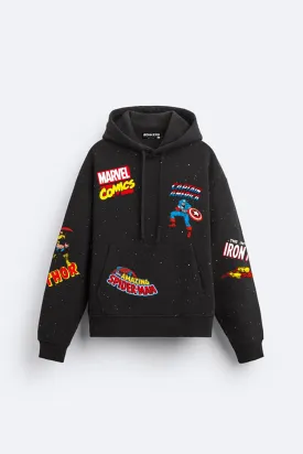 Black Marvel Comics Hoodie