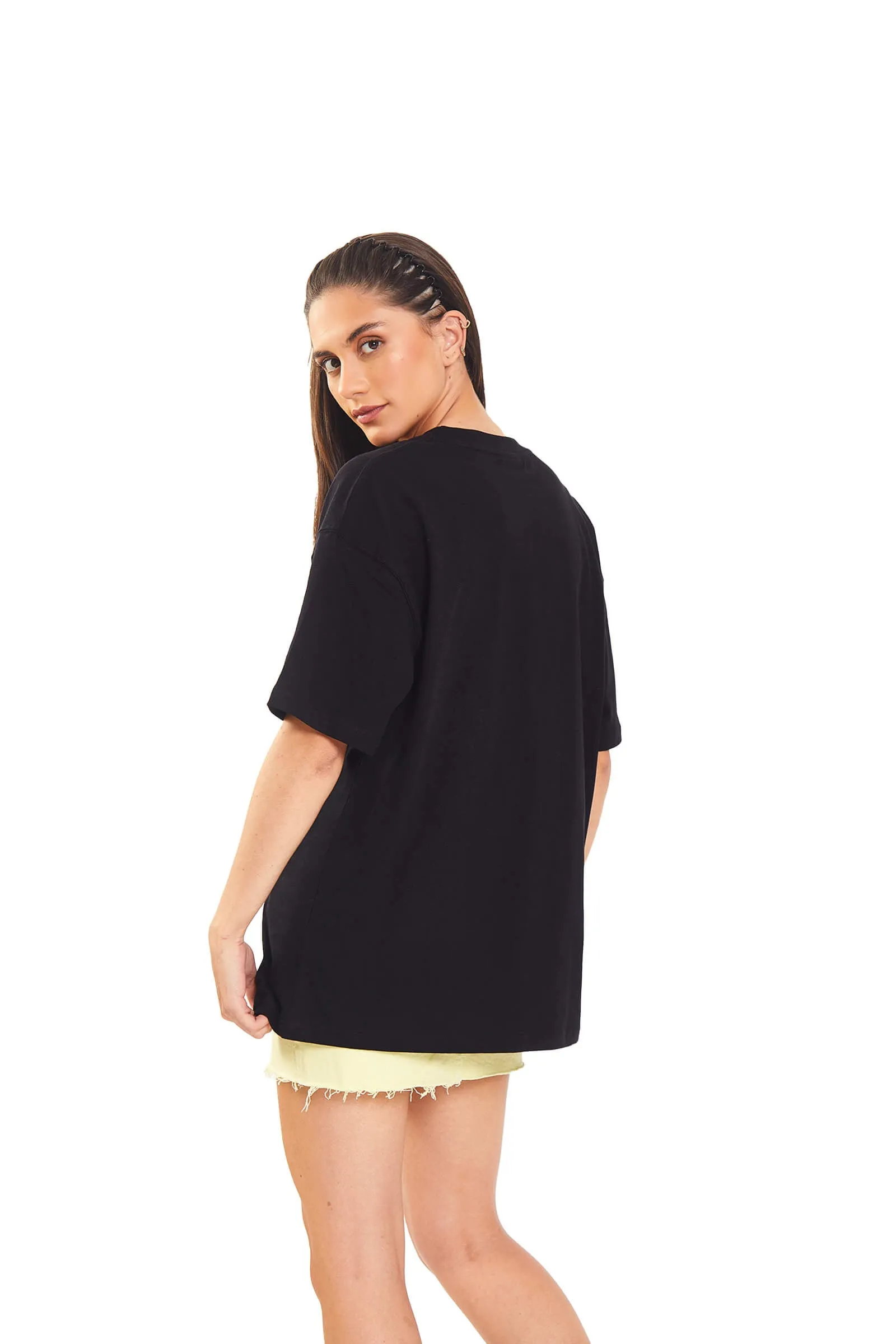 Black Spidy Oversized T-Shirt