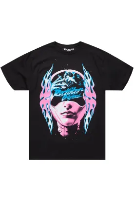 Blocka Black Graphic T-Shirt