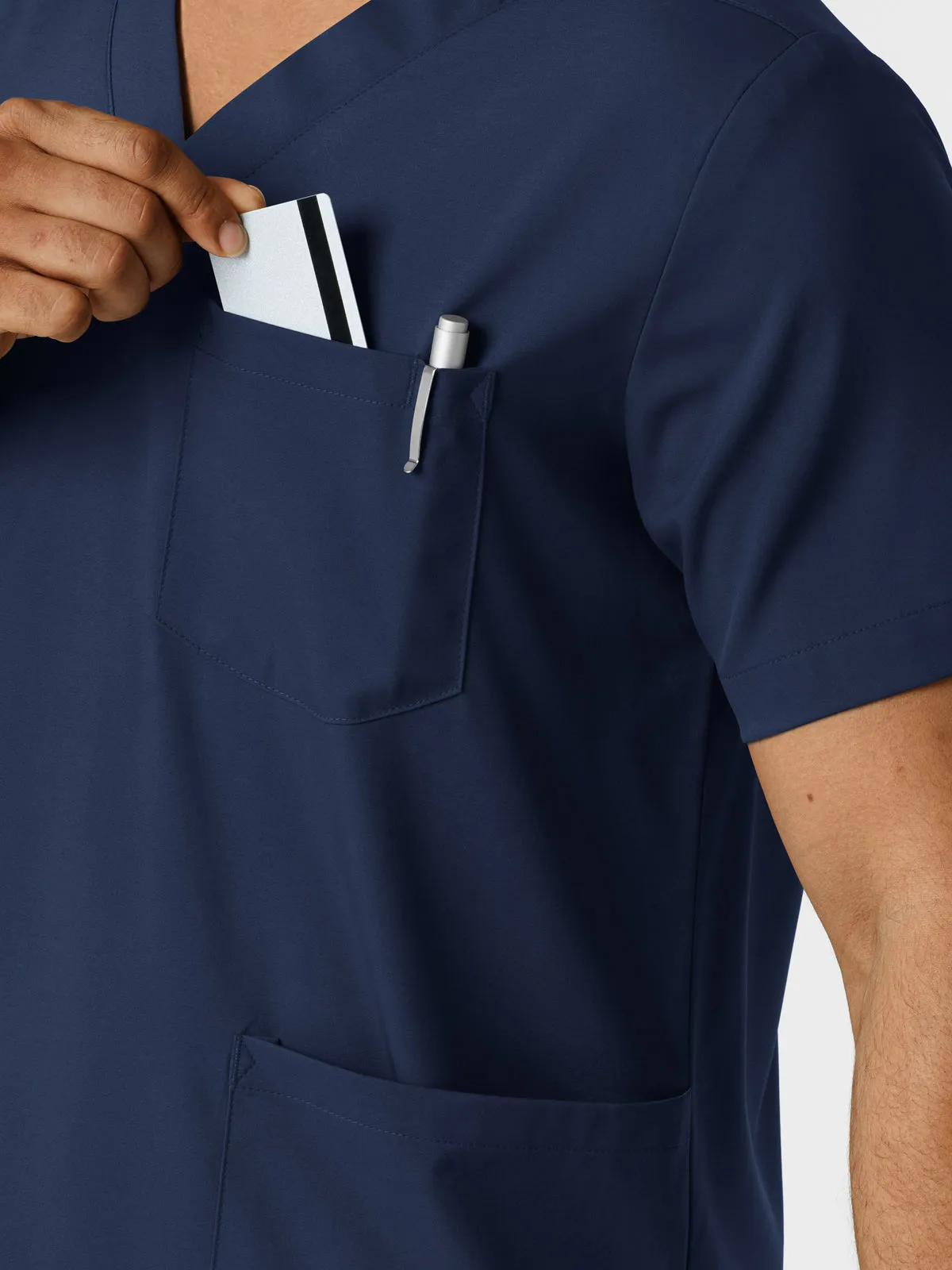 Boundless - Men's Multi Pocket V-Neck Scrub Top