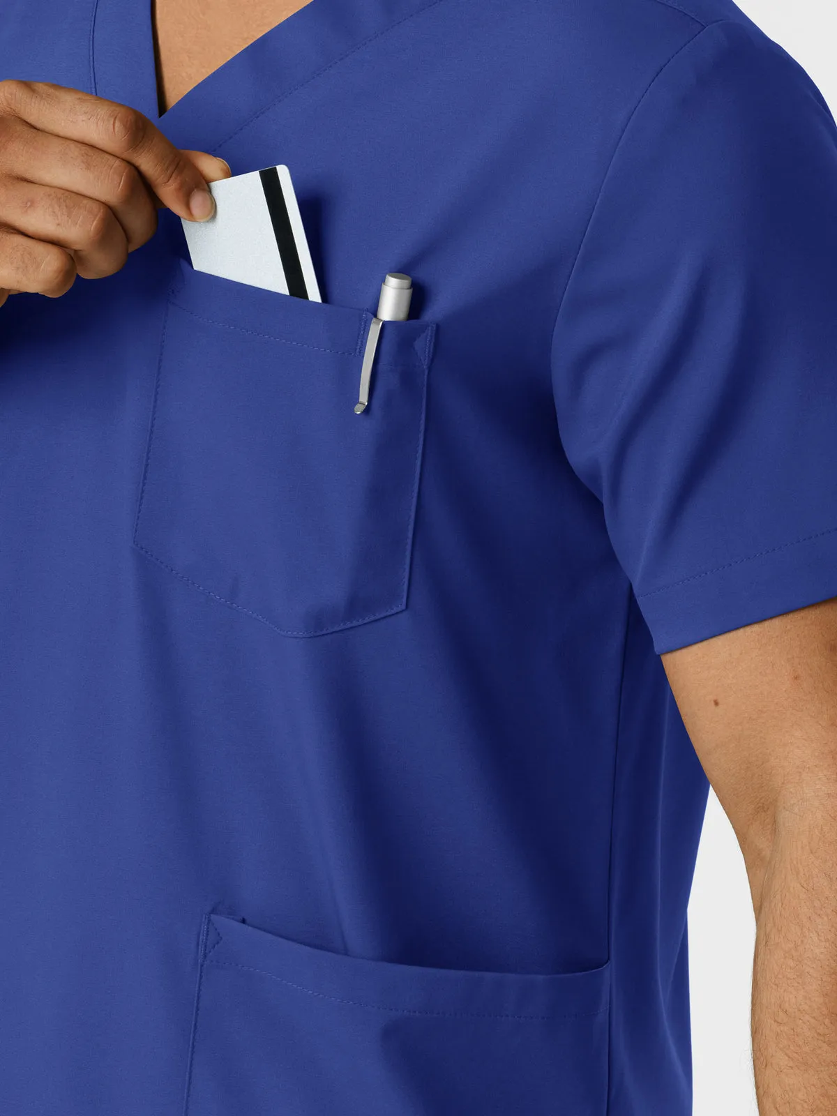 Boundless - Men's Multi Pocket V-Neck Scrub Top