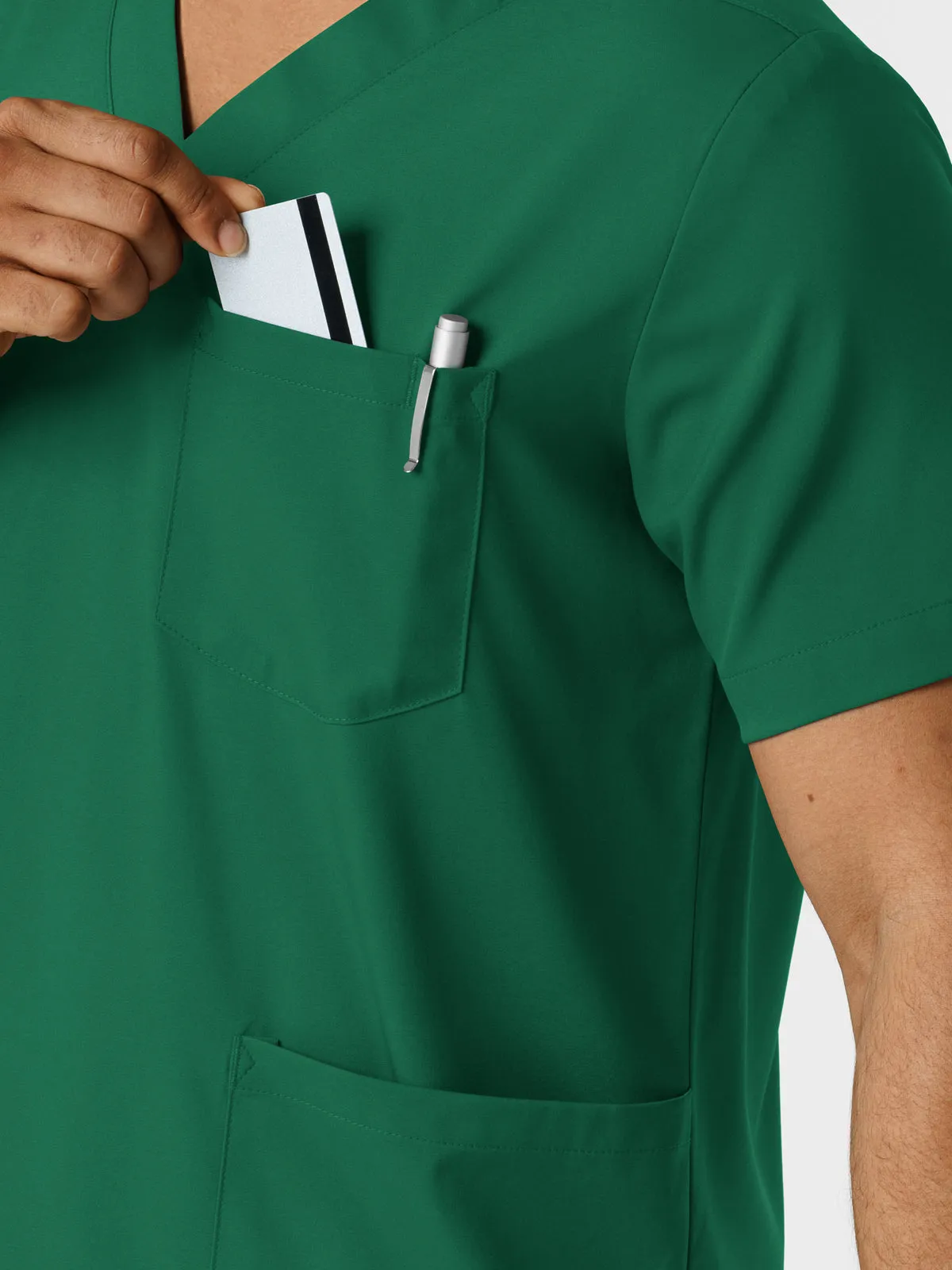 Boundless - Men's Multi Pocket V-Neck Scrub Top