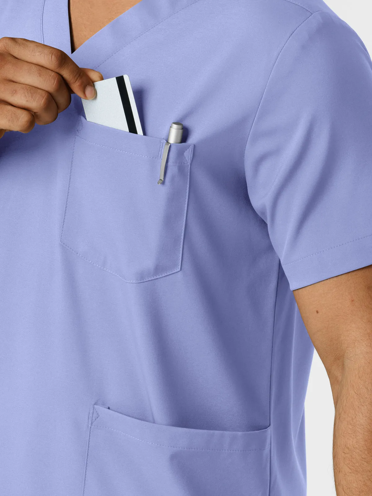 Boundless - Men's Multi Pocket V-Neck Scrub Top