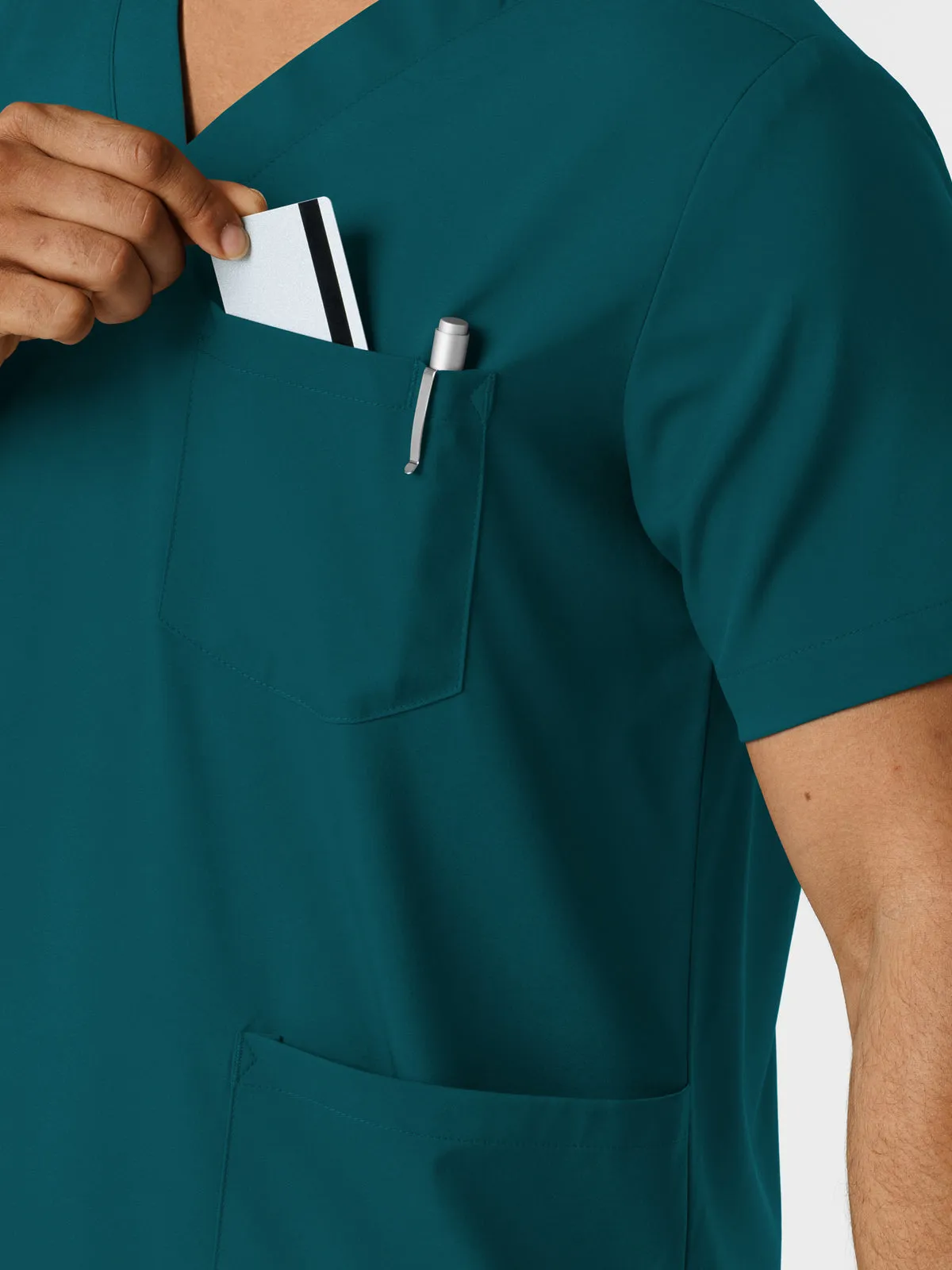 Boundless - Men's Multi Pocket V-Neck Scrub Top