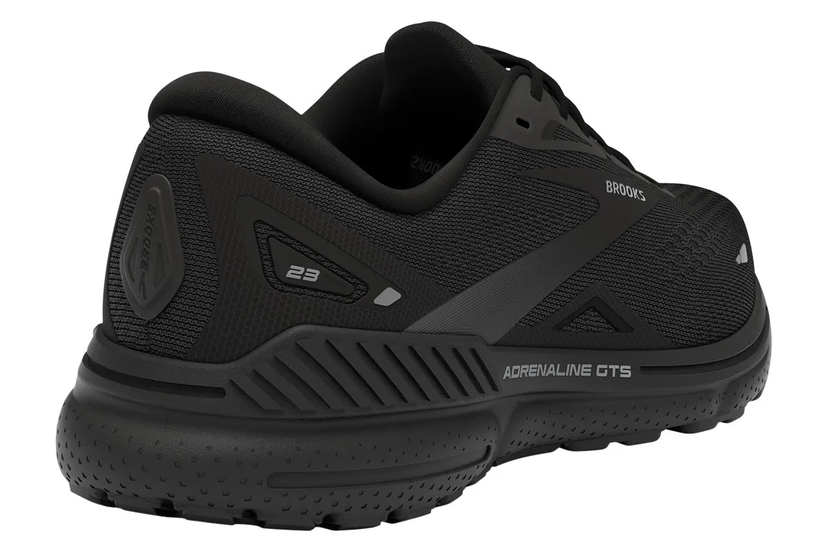 Brooks Adrenaline GTS 23 2E Black/Black/Ebony Mens