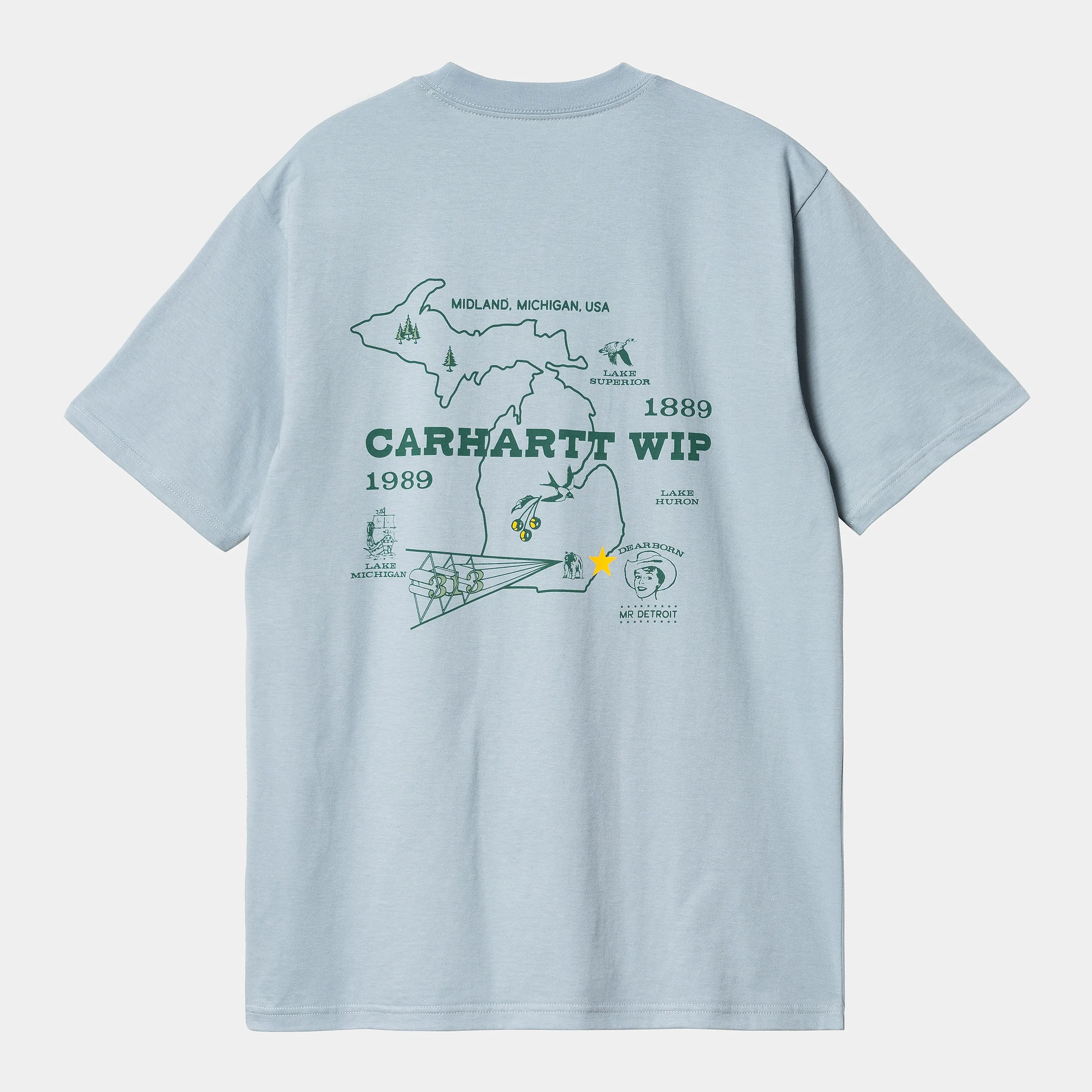 Carhartt S/S Home State T-shirt Dusty Ice