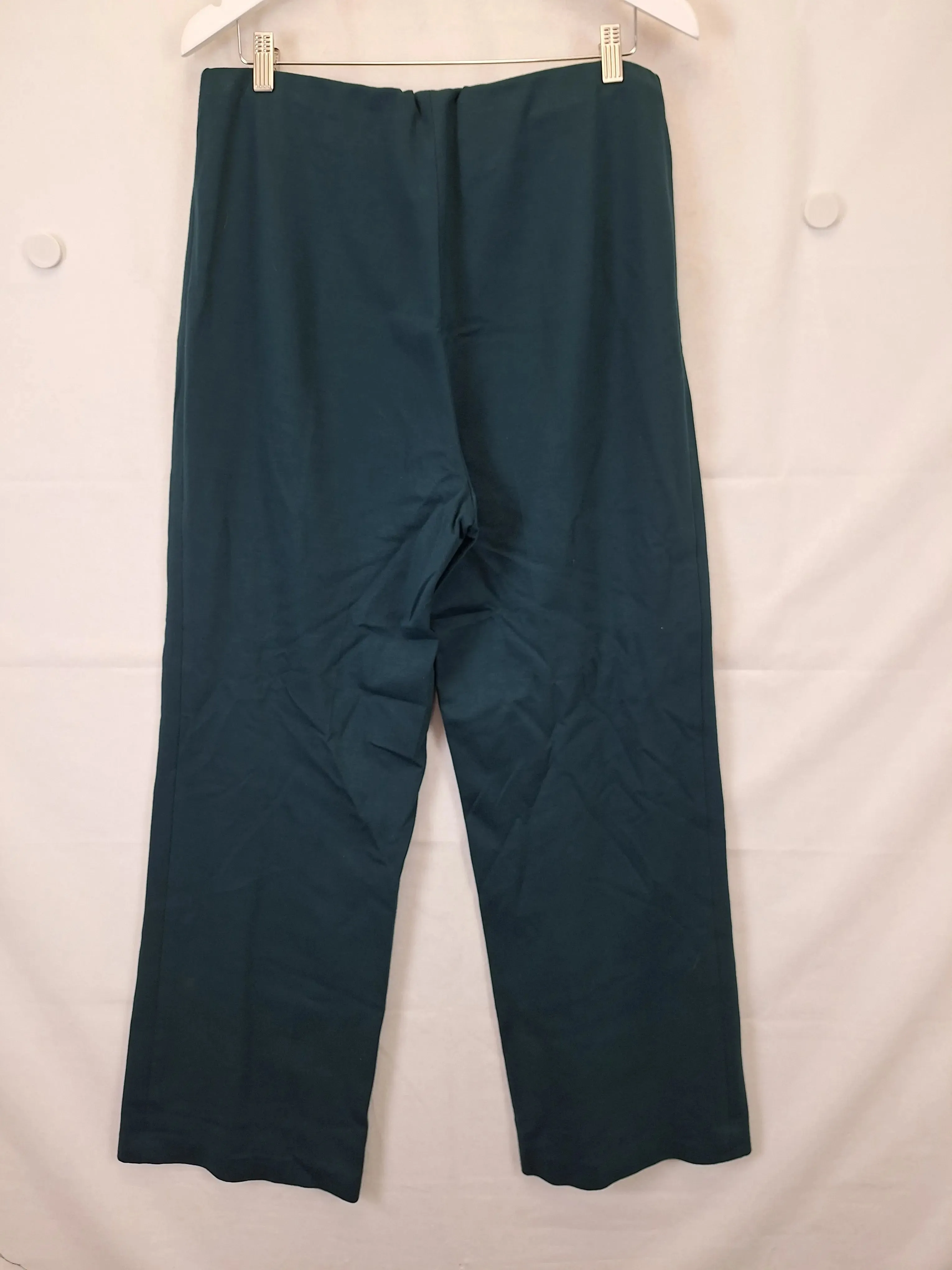 Carla Zampatti Classy Emerald Ponte Pants Size 14