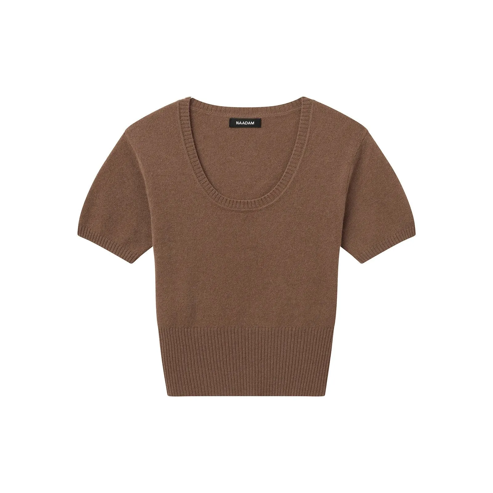 Cashmere Scoop Neck T-Shirt