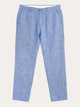 CHUCK regular linen pants - GOTS/Vegan - Moonlight Blue