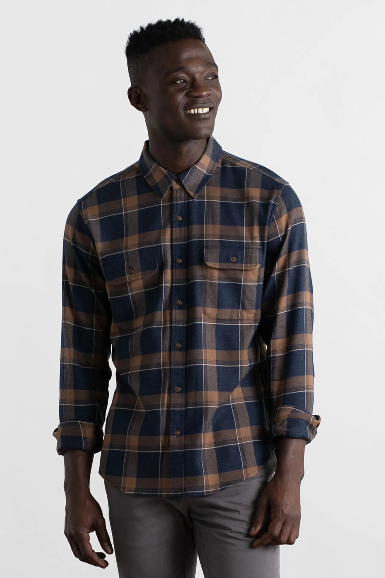 Cole Slim Shirt / Skyline Plaid