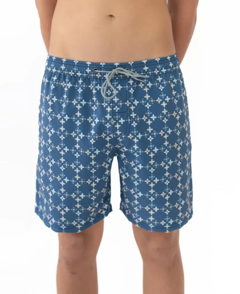 Cosmo Elastic Boardie | Blue