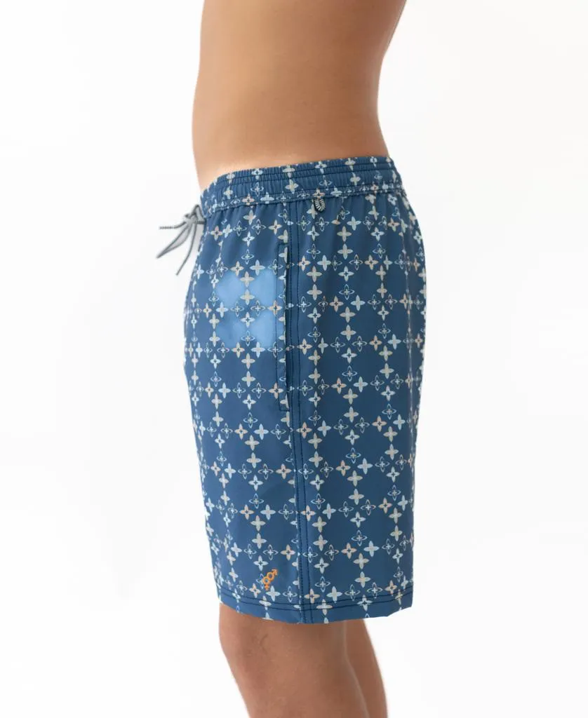 Cosmo Elastic Boardie | Blue