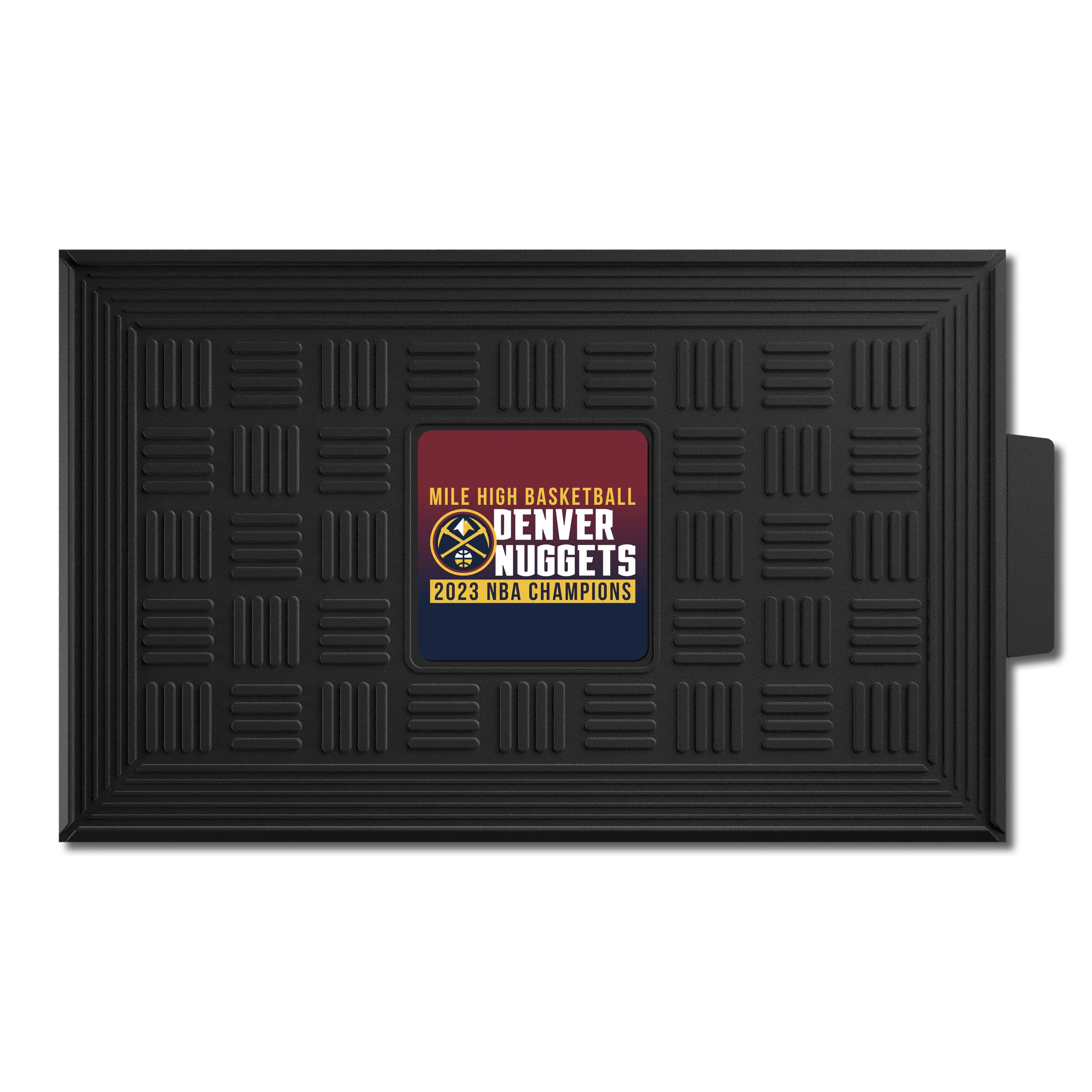 Denver Nuggets 2023 NBA Finals Champions Heavy Duty Vinyl Medallion Door Mat - 19.5in. x 31in.