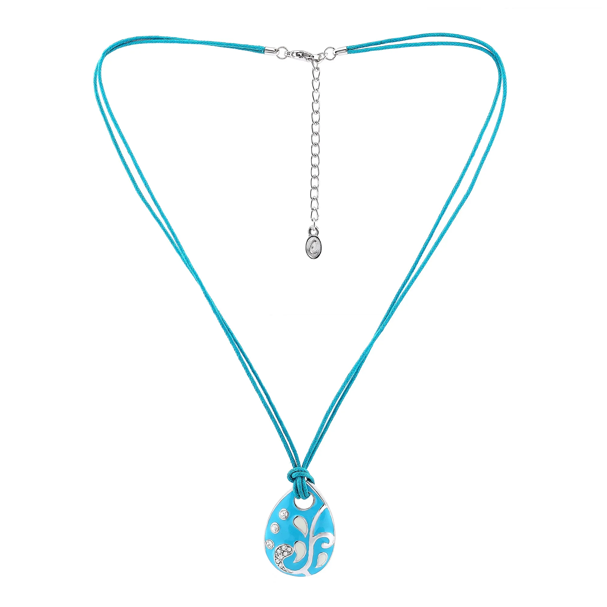 Estele Feroza Drop pendant Set