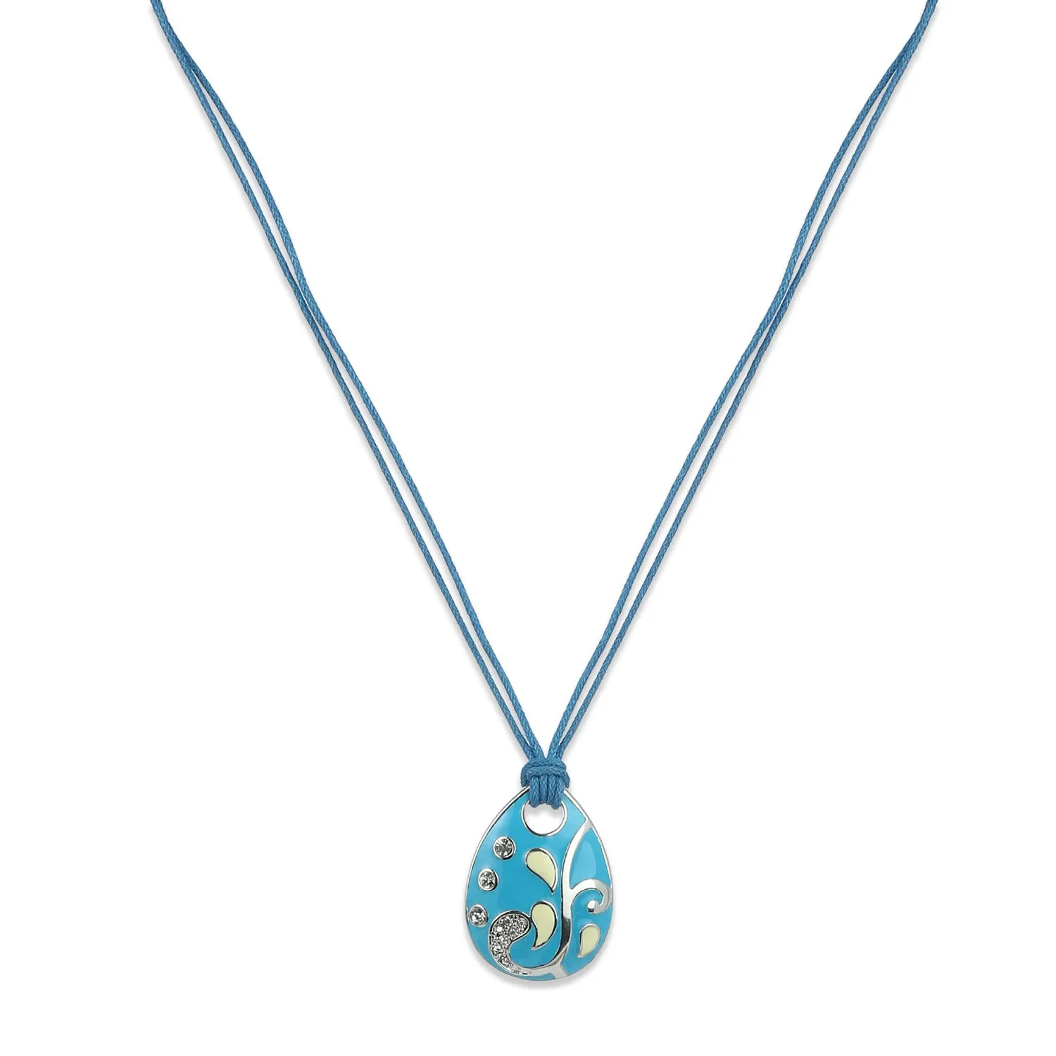 Estele Feroza Drop pendant Set