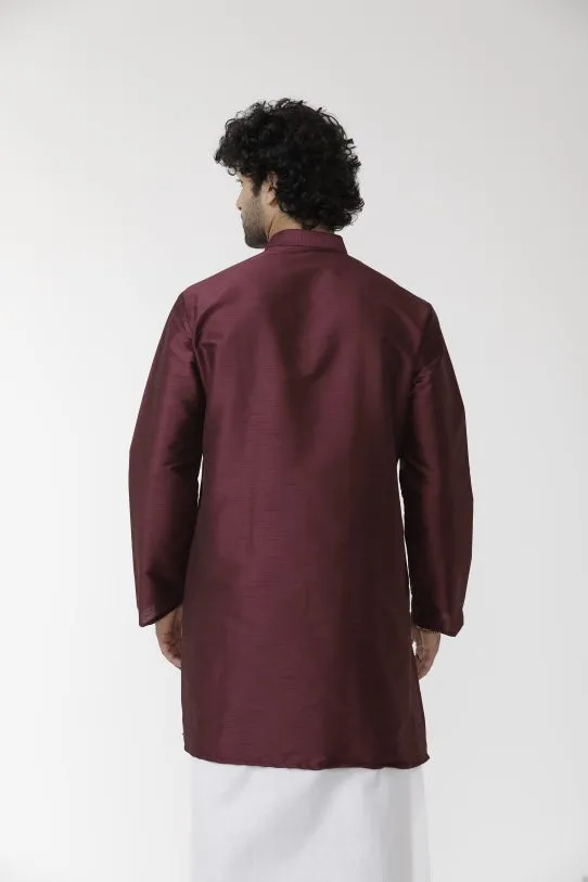 Ethnix - Brown Long Kurta for Men | Uathayam