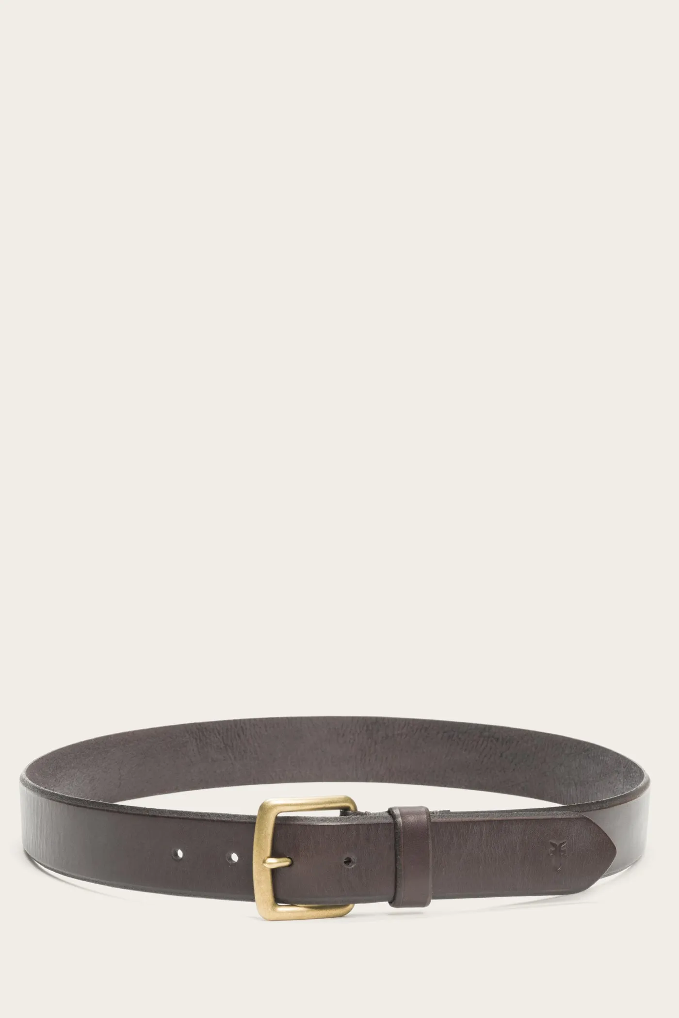 Flat Strap Raw Bevel Edge Belt