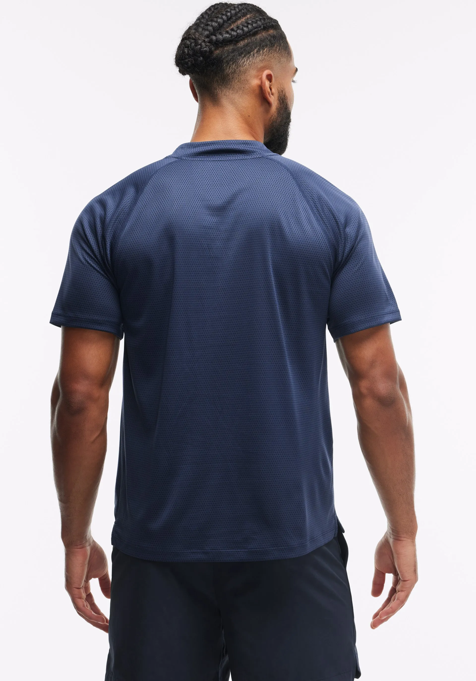 Flatback Mesh Short Sleeve Polo