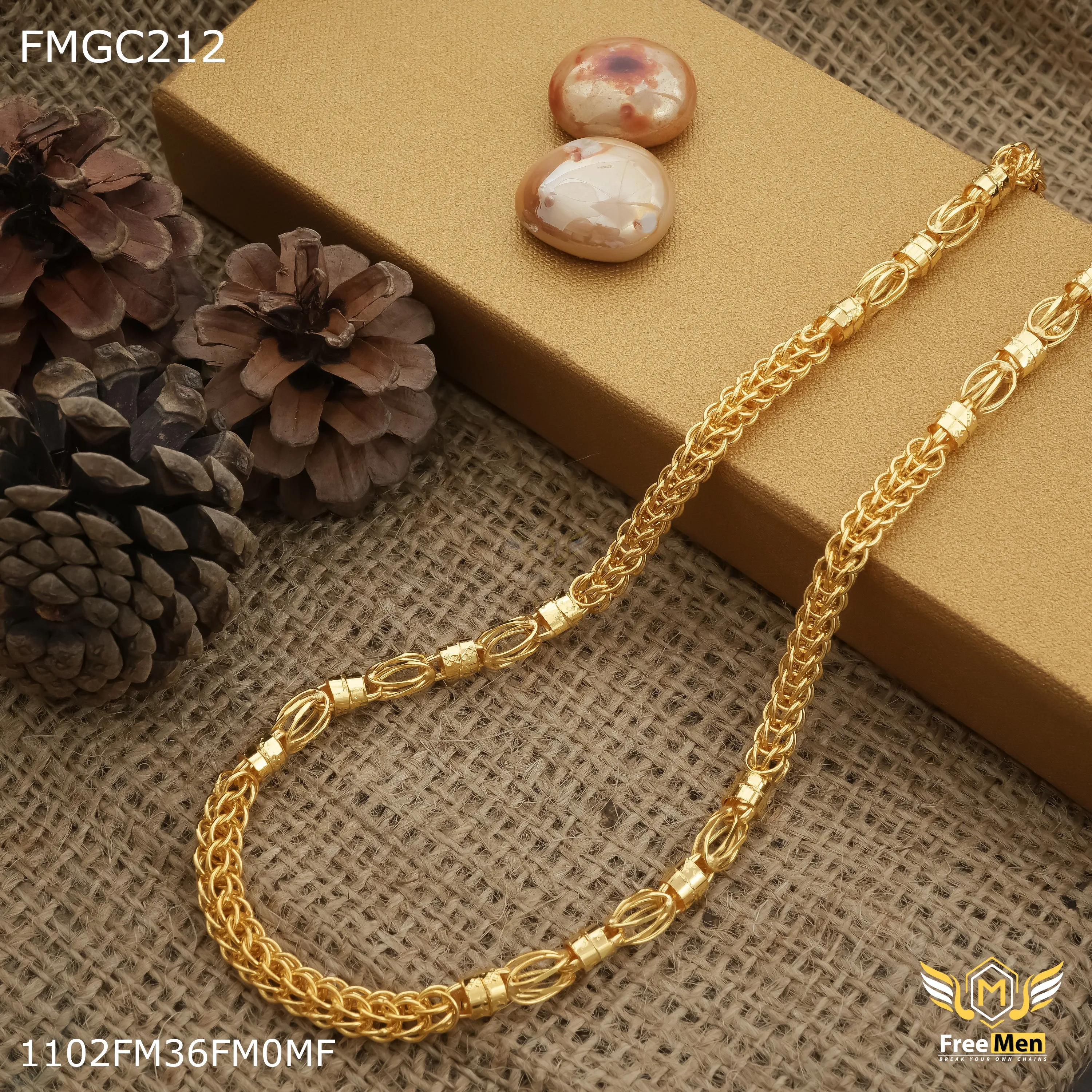 Freemen 1GM Nice Royal Indo Chain for Man - FMCG212