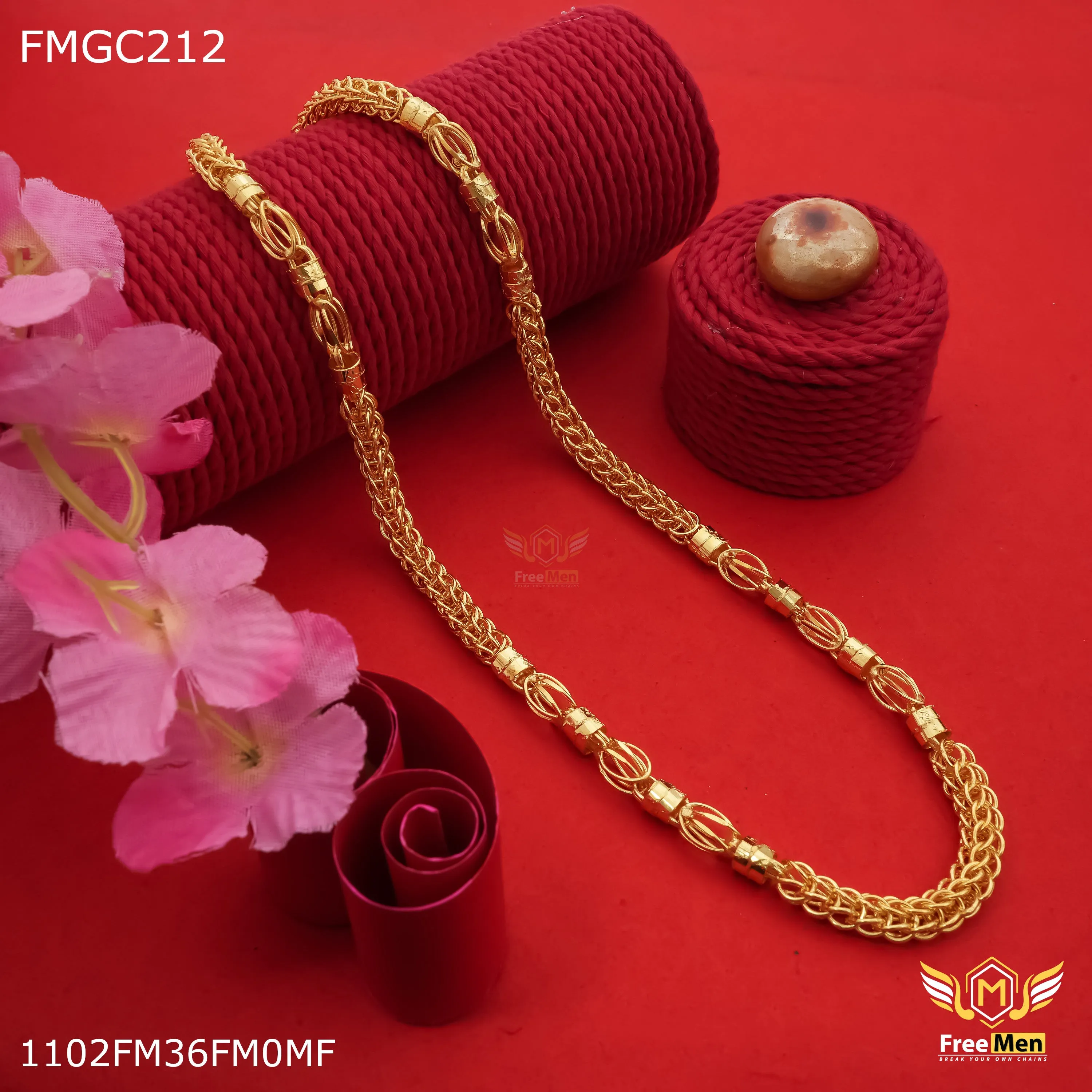 Freemen 1GM Nice Royal Indo Chain for Man - FMCG212