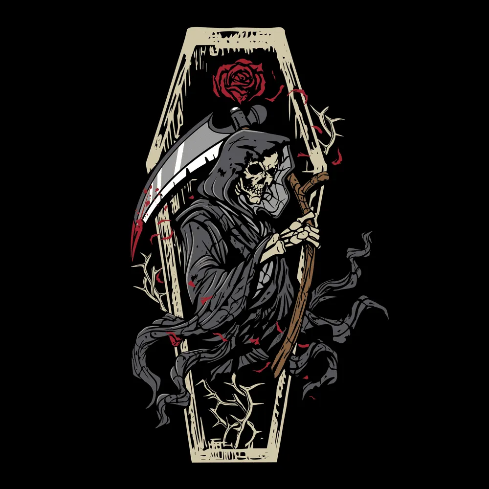 Grim Reaper T-Shirt - Black