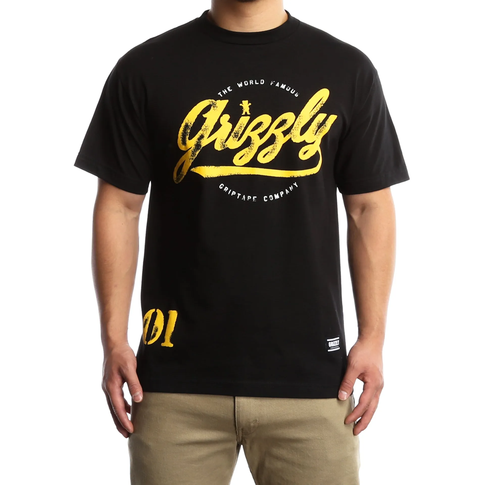 Grizzly Western Division Tee - Black